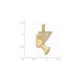 thumbnail image 2 of 14k Yellow Gold Nefertiti Profile Pendant - Measures 32.4mm long, 2 of 2
