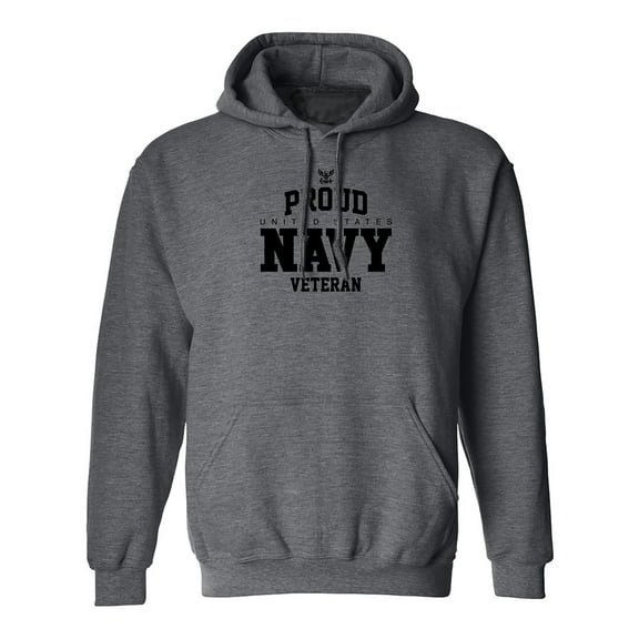 Proud United States Navy VETERAN Adult Hooded Sweatshirt