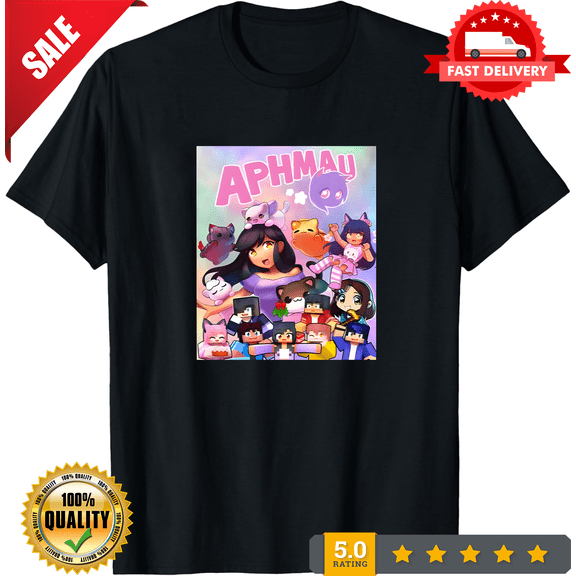 Aphmau T Shirt, Meemeows Aphmau cat Unisex tee, for men & women, up to size 5XL-TH57552