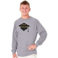 thumbnail image 5 of Funny Graduation I Done Graduated Long Sleeve TShirt Men Women Brisco Brands X, 5 of 6