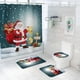 thumbnail image 1 of Juego de 4 cortinas de ducha. El juego de cuatro piezas para ducha es impermeable., 1 of 5