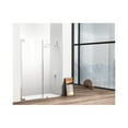 thumbnail image 2 of Elegant Kitchen and Bath Semi-Frameless Hinged Shower Door 60 X 72 Polished Chrome, 2 of 8