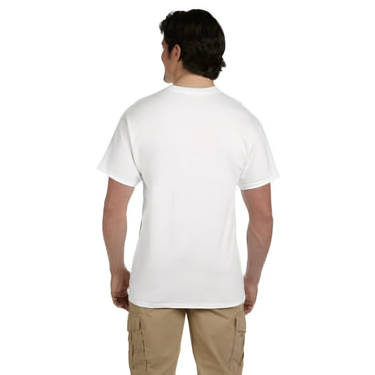 Fruit of the Loom Adult 5 oz HD Cotton T-Shirt, White, 4XL