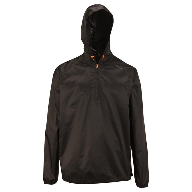 Chamarra Impermeable Decathlon Quechua Talla M Negro