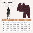 thumbnail image 4 of Fotbe Music Pattern Long Sleeve Pajama Set for Women,Sleepwear Set,2-piece Loungewear Set,Soft PJs Comfy Nightwear with Pockets -Large, 4 of 7