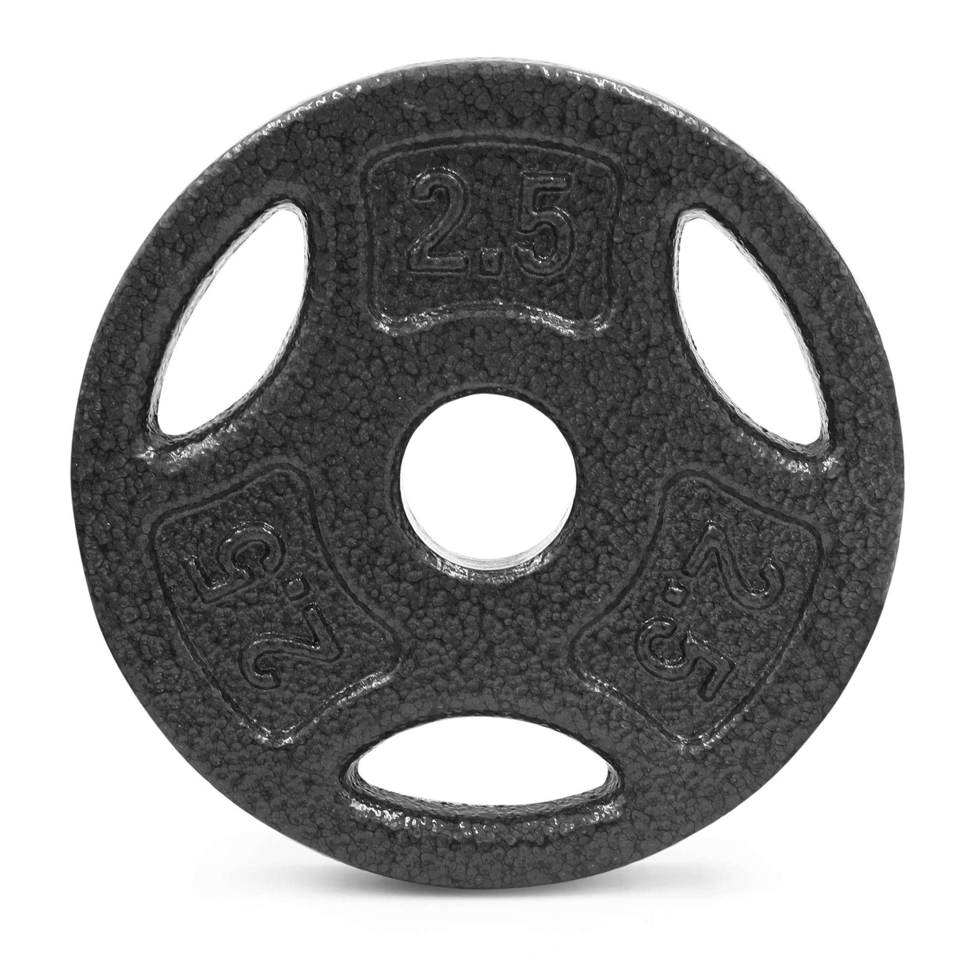 Athletic Works 2.5lb Black Cast Iron Standard Weight Plate, Single