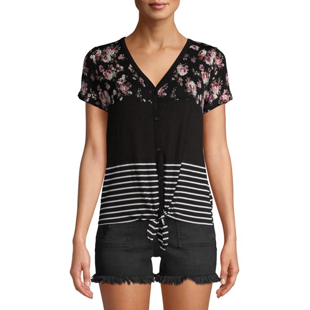 no boundaries tie front top