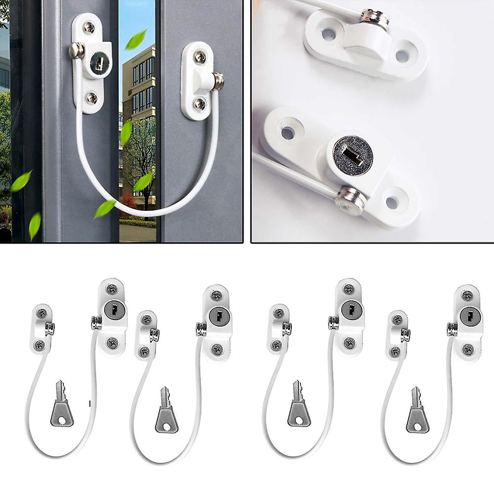 4 Cerraduras Invisibles Para Cajones De Seguridad Niños - Con Adhesivo 3M Fuerte - Necesita Espacio De Instalación (altura >3.3 Cm, Ancho 1.2-1.8 Cm)