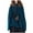 Blue, variant on Cloak for Women with Hood Batwing Sleeve Shawl Wool Blend Hooded Cape Poncho Mid-Length Cloak Coat Jacket