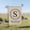 Linen Fabric, variant on FLAGY Size 12x18 Personalized Monogram Garden Flag, Custom Family Name and Address Outdoor Yard Decoration, Pole Not Included