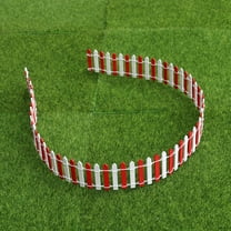 Raindrops 1Set Small Craft Fence in Red Color Perfect for Garden Crafts and DIY Projects