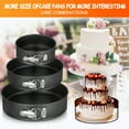 thumbnail image 7 of GPED 3-Piece Leakproof Springform Pan Set - 6", 8", 10" Non-Stick Round Cheesecake Pans for Baking, Easy Release Cake Pans Set, 7 of 7