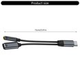 thumbnail image 5 of Yammee Type C to 3.5mm Auditory Adapter Cable and with PD100W Charging Splitter Cord for Phones and Laptops Enhances Sound, 5 of 9