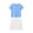 Light Blue, variant on Girls First Day of School Outfits Set Casual Short Sleeve Tees Dress Shorts Cotton Summer Going Out Clothes 4 Years, Green