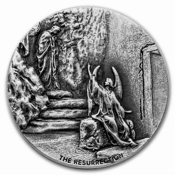 2024 2 oz Silver Coin - Biblical Series (The Resurrection)