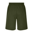 thumbnail image 4 of Men's Casual Athletic Shorts Knee Length Drawstring Elastic Waist with Pockets, Quick Dry Breathable Loose Fit Summer Beach Shorts for Sports Running Jogging Walking, S-3XL, 4 of 5