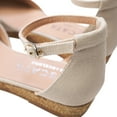 thumbnail image 6 of Montroig Canvas Espadrille Flats - Beige / 7, 6 of 6