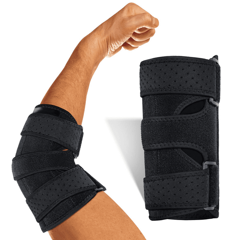 Elbow Brace for Pain Relief, Elbow Splint Immobilizer for Cubital Tunnel  Syndrome Tennis Elbow and Golf Elbow, Night Elbow Sleep Support Elbow