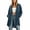 Navy, variant on Horkkom Zip Up Hoodie Women Long Tunic Hooded Sweatshirt Casual Loose Hoodies Jackets with Pockets L