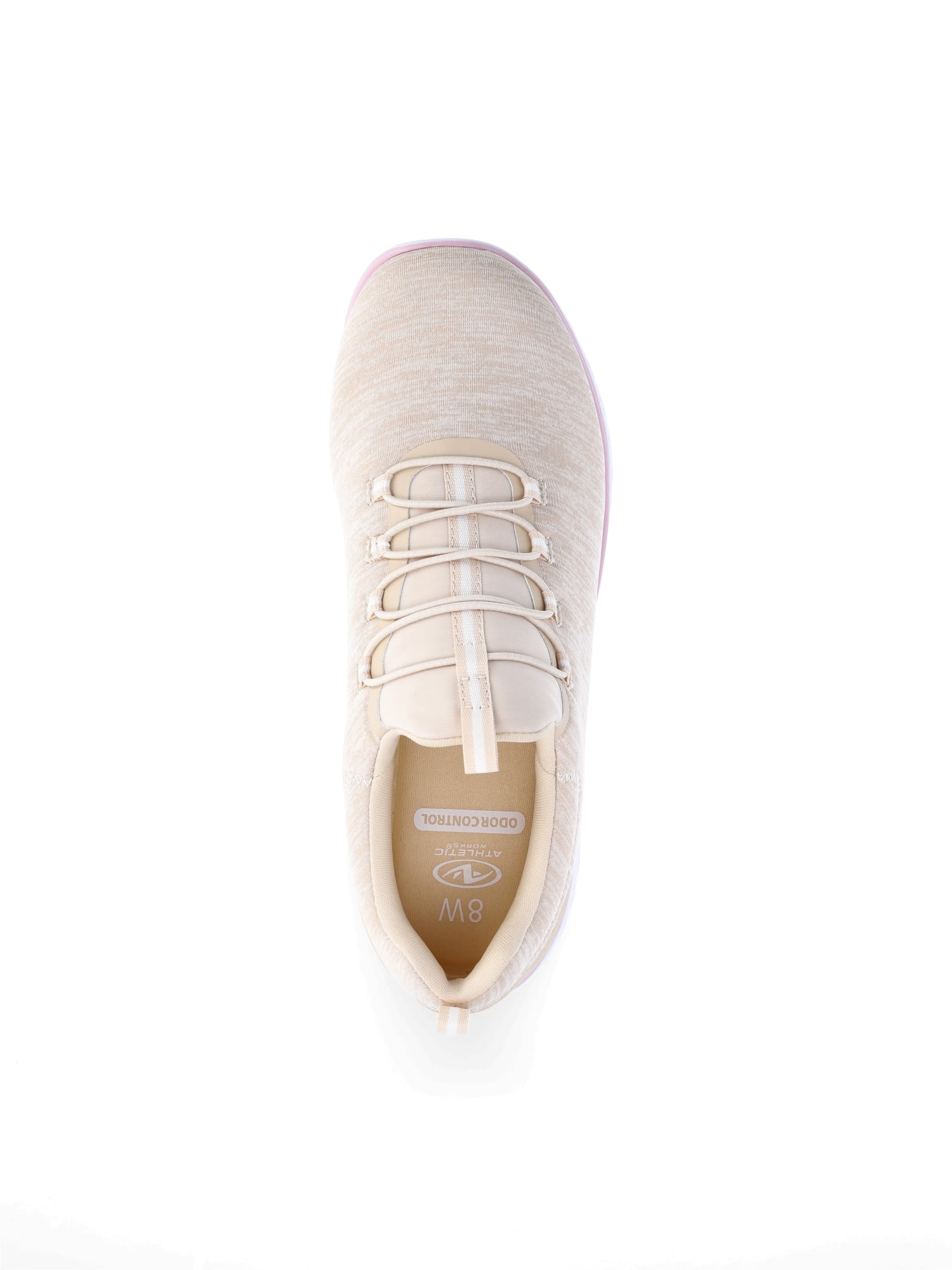 Athletic Works Women's Bungee Slip On Sneakers, Wide Width Available