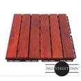 thumbnail image 4 of 3rd Street Inn Acacia Wood Deck Tiles - Clay Finish - Straight - 10 Pack, 4 of 6