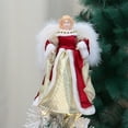 thumbnail image 6 of Christmas Tree Topper Angel,Angel Christmas Tree Topper with Plush Wings,Christmas Treetop Flying Angel Winged Fairy Goddess Ornament Plush Angel Tree Topper,Angel Decor for Christmas Tree Topper, 6 of 9