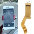 thumbnail image 4 of Espejo retrovisor universal de aleación de aluminio, soporte para teléfono móvil, soporte de carga, rotación de 360 grados, soporte de navegación para moto y bicicleta, color amarillo YUNYI BRAND  Deportes, 4 of 8