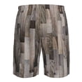 thumbnail image 6 of Naloa Wooden Texture Men's Beach Shorts, Surfing shorts, Swim trunks, Quick Dry Swim Trunks for Surfing Beach Fun - Large, 6 of 9