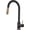 Black Brushed Gold, variant on Kitchen Tap Brass Kitchen Faucet Two Functions Kitchen Sink Mixer 360 Degree Rotation Kitchen Mixer Tap Pull-Out Sink Taps Black