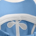 thumbnail image 2 of Valora Women Adult Bow Embroidered Baseball Cap Daily Casual Outdoor Campus Hat Blue Blue, 2 of 4