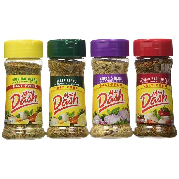Mrs. Dash Seasoning Blends Variety Flavor 4 Pack 2.5 oz Onion & Herb