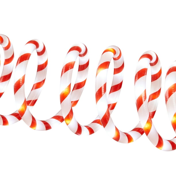 Holiday Time Led Candy Cane Rope Christmas Lights 15 Set Of 2