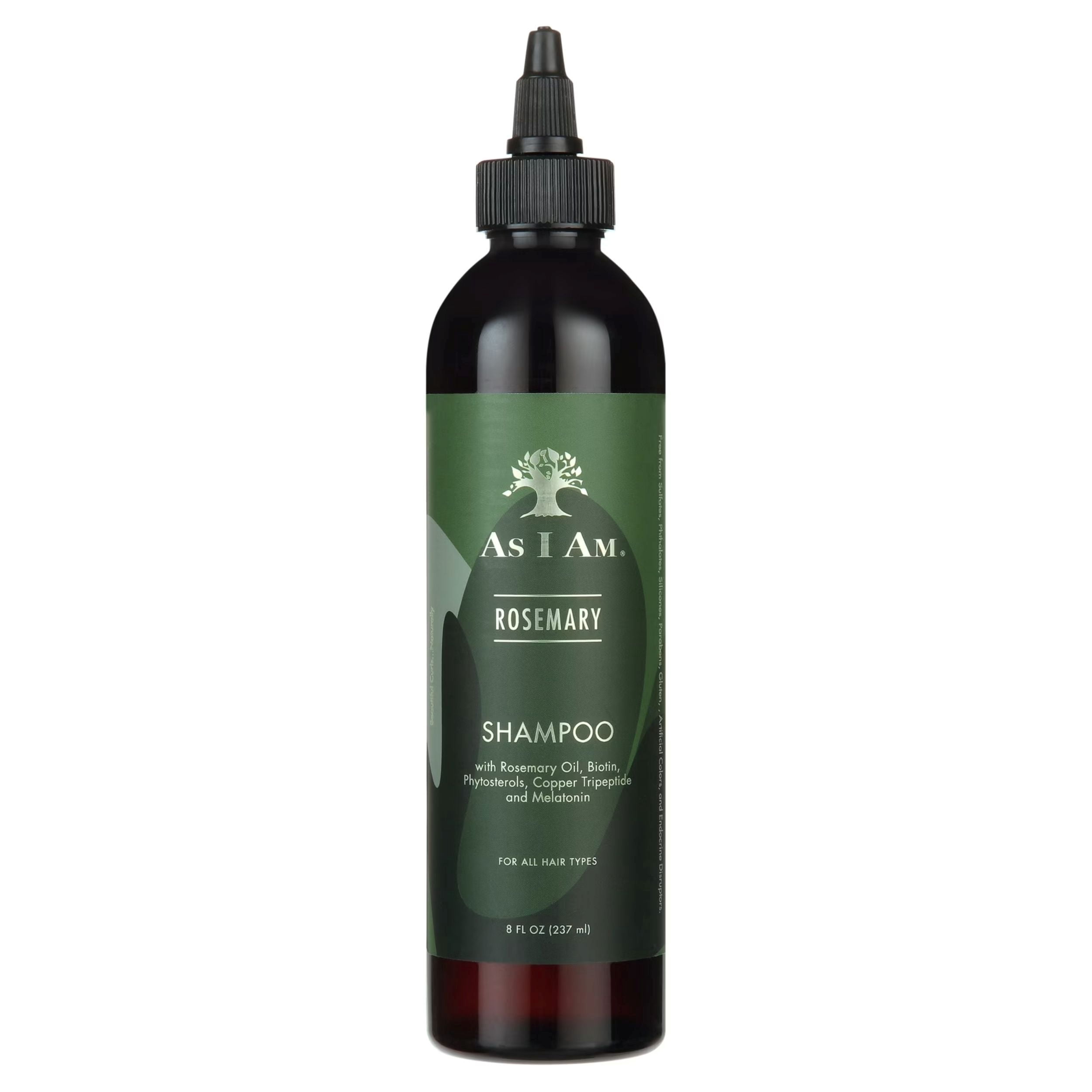 (2 pack) As I Am Rosemary Shampoo 8 fl. oz., All Hair Type, Moisturizing, Unisex