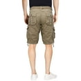 thumbnail image 2 of X RAY JEANS Men's 12.5" Inseam Cargo Shorts, Stone, 42, 2 of 6