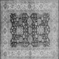 thumbnail image 1 of Ahgly Company Indoor Square Oriental Gray Traditional Area Rugs, 4' Square, 1 of 4
