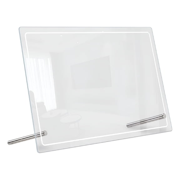 CCOCC Transparent Writing Board Memo Desk Whiteboard Acrylic for Dry Erase Table Desktop Office