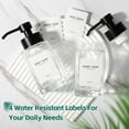 thumbnail image 5 of LZLINGMEI 2Pcs Foaming Soap Dispenser, Foaming Hand Soap Dispenser Set,Refillable Foam Soap Dispenser With Foaming Pump, Labels, Square Foam Soap Hand Dispenser For Bathroom, Kitchen, 5 of 8