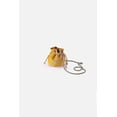 thumbnail image 2 of Women's Velvet Drawstring Small Pouch Bag Mini Bucket Bag Shoulder Bag Handbag Shoulder Bag, Yellow, 2 of 5