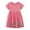 Red, variant on Toddler Girl Short Sleeve Easter Dress Casual Shirt Playwear Applique Dress Polka Dot Print Spring Summer Dresses for Girls 7/8