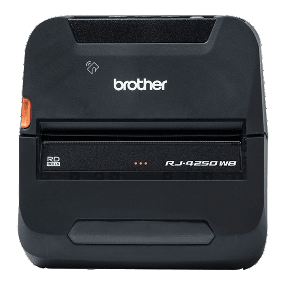 Restored Brother Rugged Mobile Thermal Label & Receipt Printer, Wi-Fi, Bluetooth, AirPrint Enabled, P/N: RJ-4250WB (Refurbished)