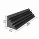 thumbnail image 2 of 4-Pack Acoustic Foam Panels for Soundproofing, Studio Bass Trap Corner Treatment Tiles, 2 of 5