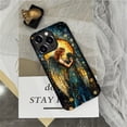 thumbnail image 6 of Punmada Compatible with iPhone 12 Pro Max Glossy Case For Girl Boy Full Body Protective Hard Shell Esthetics Pattern Golden Wings Angel Stained Glasspng, 6 of 7