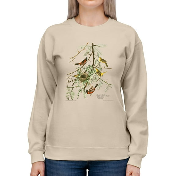 Orchard Oriole. Sweatshirt Women -John James Audubon Designs, Female 5X-Large