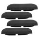 thumbnail image 5 of 4 protectores de visera para espejo retrovisor de coche, universales, para lluvia y cejas., 5 of 6