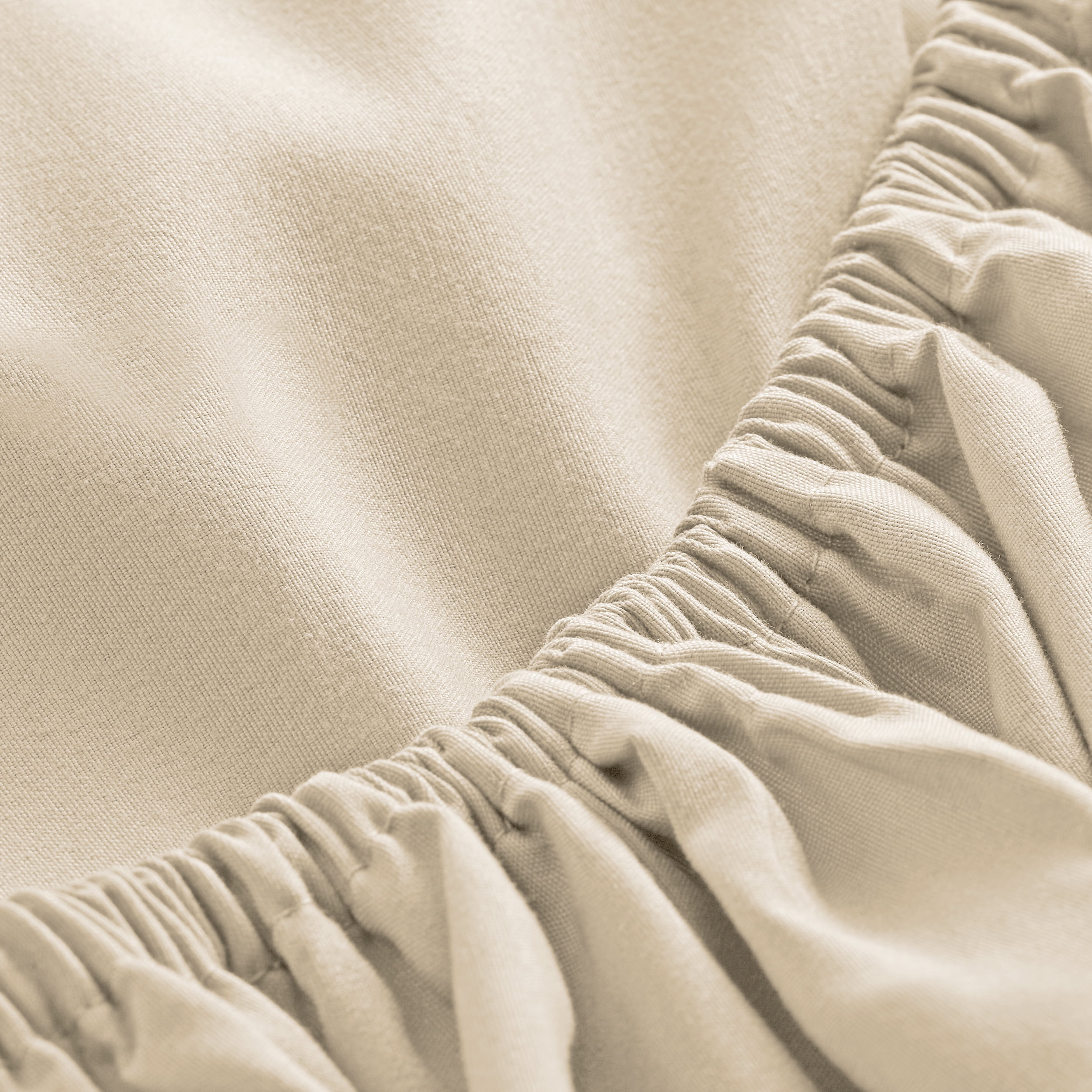 Bare Home Microfiber 5-Piece Sand/Taupe Comforter, Sand Sheet Set Reversible Bed in a Bag, Queen