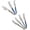 Blue, variant on French Home 7-Piece Laguiole Cheese Knives and Spreaders - Plum Rose