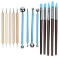 thumbnail image 2 of Pottery Tools,14Pcs Pottery Tools Indentation Pottery Pen Set Doublesided Drill Pen Built for Professionals, 2 of 9