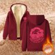 thumbnail image 2 of WILLBEST Sudadera con Capucha para Mujer, Estilo Otoño/Invierno, con Estampado Cómodo y Cremallera Gruesa Grande, 2 of 5