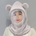 thumbnail image 2 of QASIEATN Women's Popular Beanie Hats Womens Knitted Warm Hat Scarf Warm Hat Trendy and Versatile Hat Fall Fashion Accessories, 2 of 3