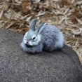 thumbnail image 3 of 15CM Realistic Plush Rabbits  Lifelike Animal Easter Bunny Toy Birthday Gift, 3 of 10